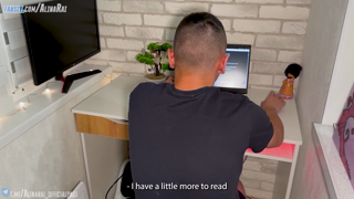 The stepson took advantage of the situation and filled his stepmothers pussy with thick sperm.mp4