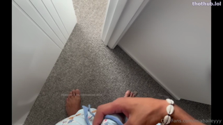 pov step-bro sextape with squirting and creampie.mp4