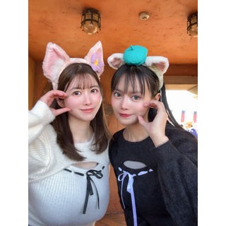 おはあこ️昨日はお友達の #蜂羽レム ちゃんとディズニーシーデートお揃いコーデで行ったよリーナアコと_2026-01-14_201802_ako_kimu_9688.jpg