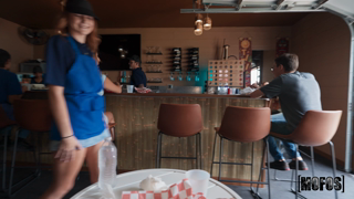 Waitress Breaks for BF's Big Sub - Della Cate.mp4