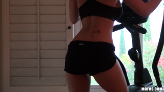 Working Out My Hard Cock - Britney Beth.mp4