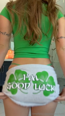 Piper Rockelle- Green underwear good luck .mp4